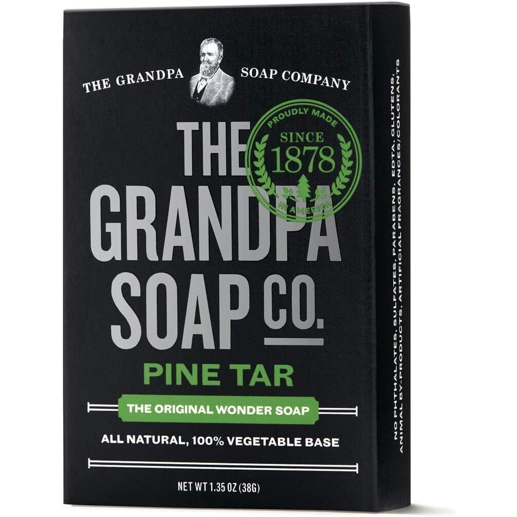 Grandpa Soap Co. Pine Tar Bar Soap - Various Sizes