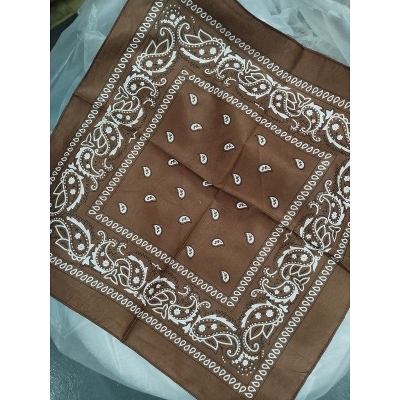 Bandana Paisley Design - in SG CHEAPEST - Scarve - Neck - Polyester - 54x54cm