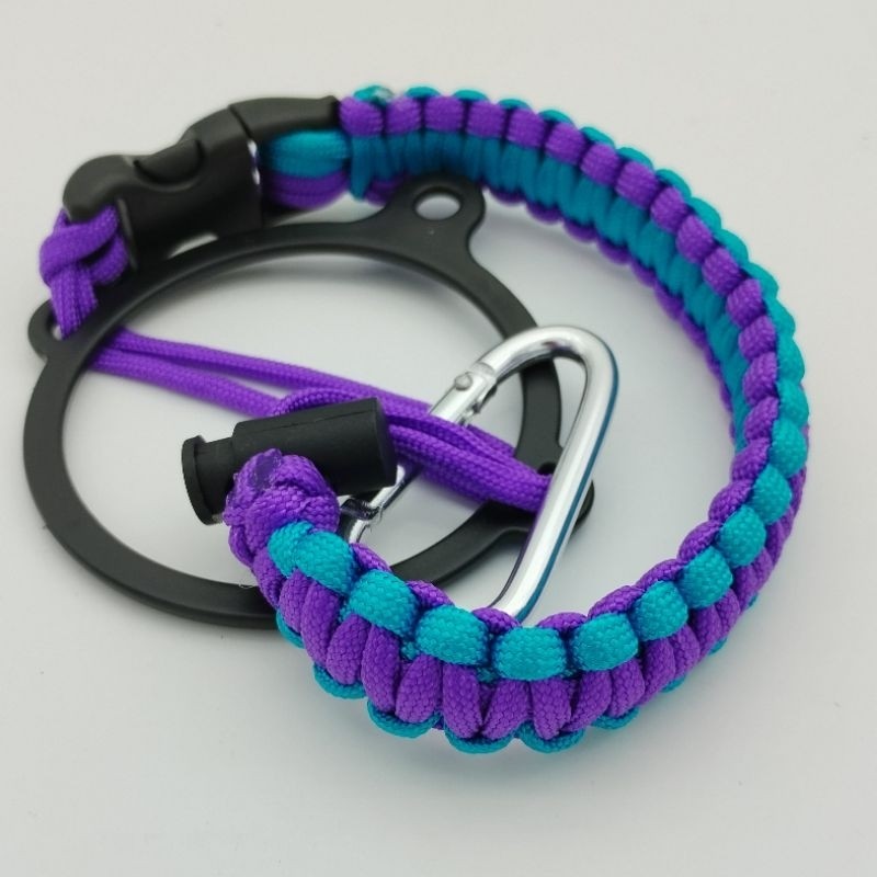 Paracord Bottle Handle Carry / Shoulder Strap - Fits ALL BOTTLES - Nalgene, Camelbak, Mineral Water, Hydroflask, Tumbler