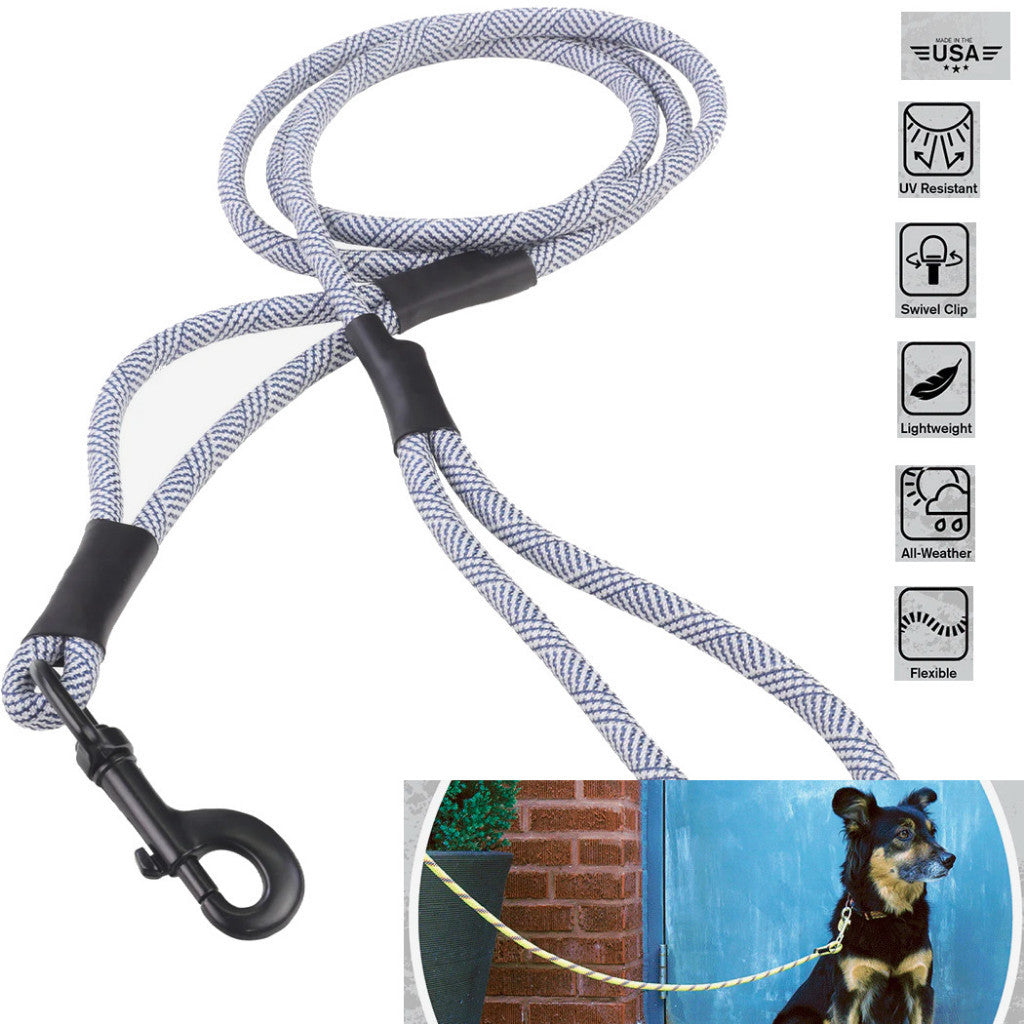 Atwood Dog Leash 9.5mm X 1.82m - Control Leash - strong, lightweight, flexible and compact - round
