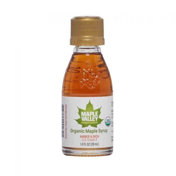 Maple Valley Organic Maple Syrup - Grade A - Amber & Dark - Made in USA - 354ml