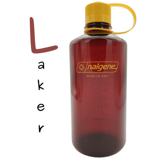 Nalgene 1l Narrow Mouth Water Bottle 32oz Tritan Sustain NM