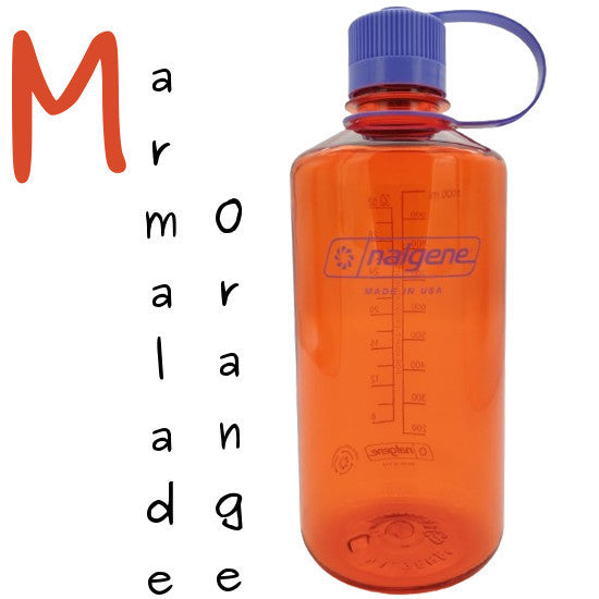Nalgene 1l Narrow Mouth Water Bottle 32oz Tritan Sustain NM