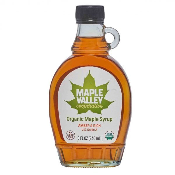 Maple Valley Organic Maple Syrup - Grade A - Amber & Dark - Made in USA - 354ml