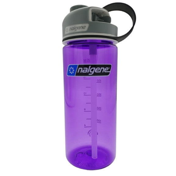 Nalgene MultiDrink Water Bottle 590ml / 20oz - Inbuilt Straw