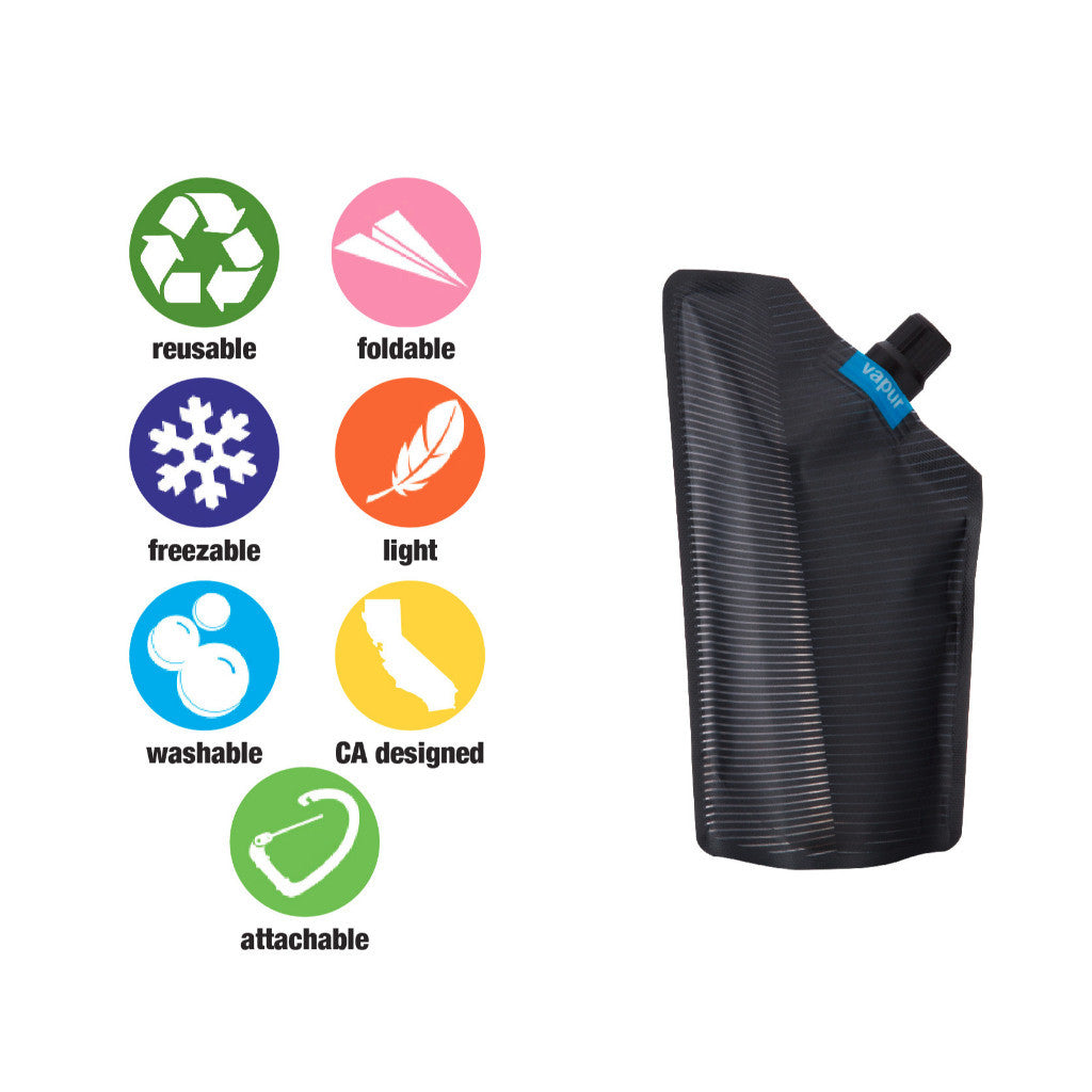 Vapur Incognito Flask 300ml - Collapsible - Reusable - BPA Free