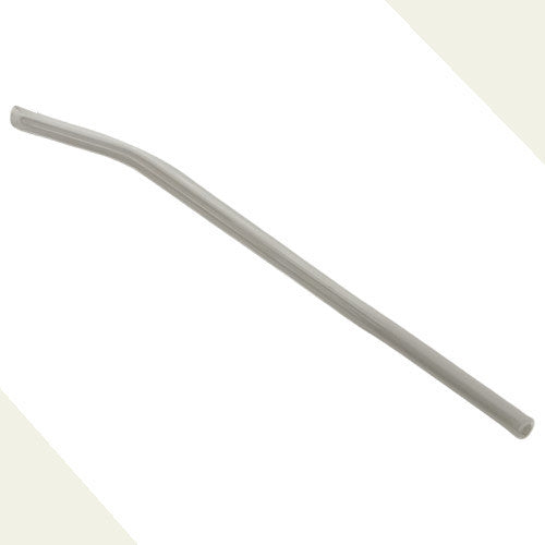 Glass Straw 20cm Borosilicate - Reusable, Colourful, Safe - Bent Elbow Design - Brush & Pouch