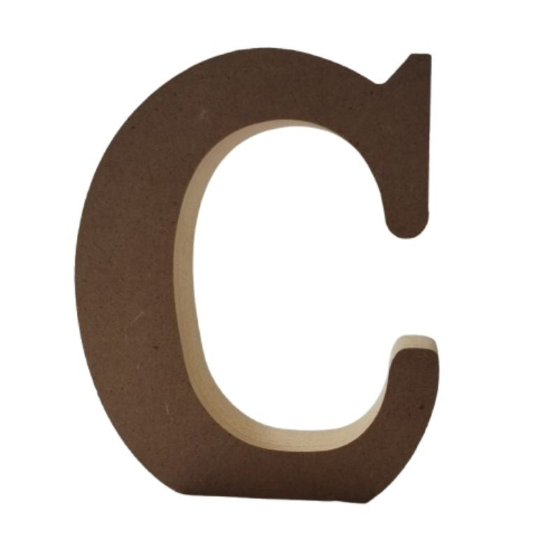 Free Standing Letters 10cm SG-Seller - MDF Light Wood Colour - Alphabets, Numbers, Star and Heart Shapes for Signage DIY