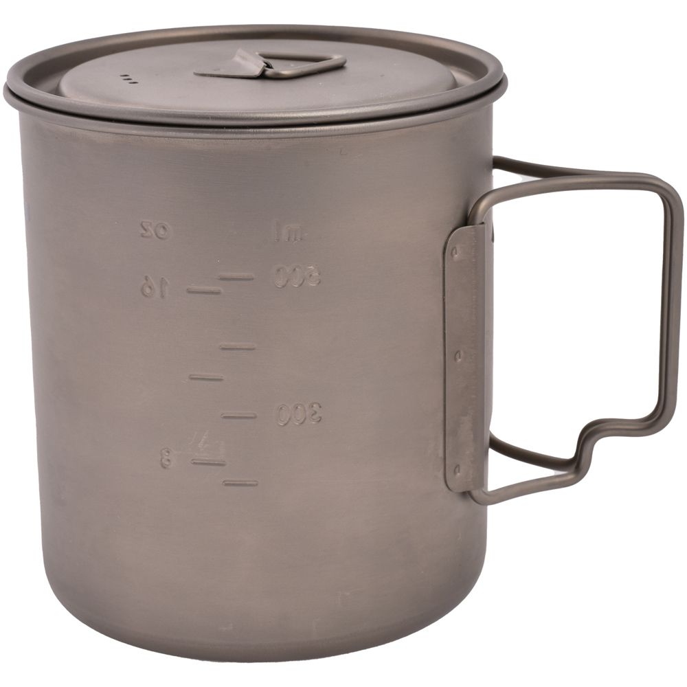 OliCamp Titanium Space Saver Mug w Lid