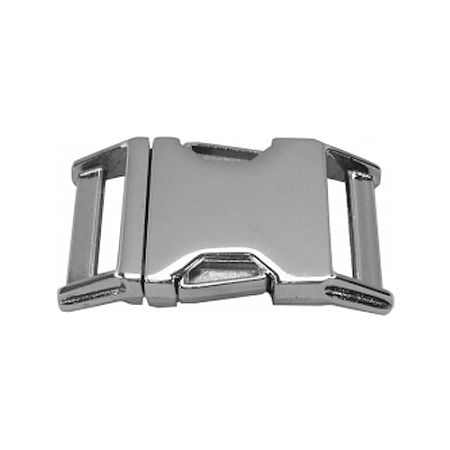 5/8” Polished Chrome Side Release Buckle - Nalno.com Outdoor Equipment