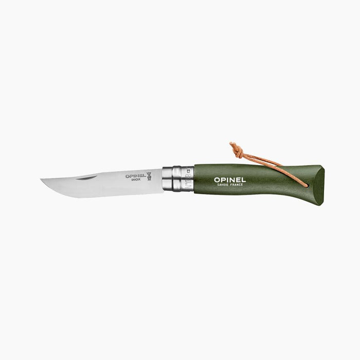 Opinel No. 8 Bushwhacker Khaki Stainless Knife Inox