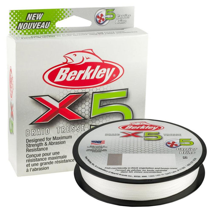 Berkley X5 Braided Line 300m (4lb to 65lb)