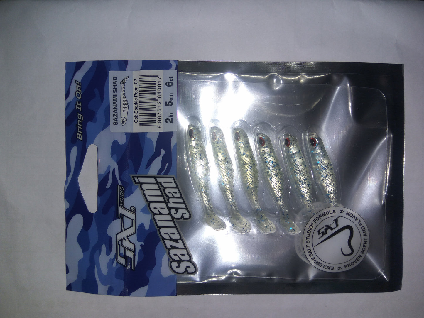 Salt Studio Sazanami Shad Lure 2"