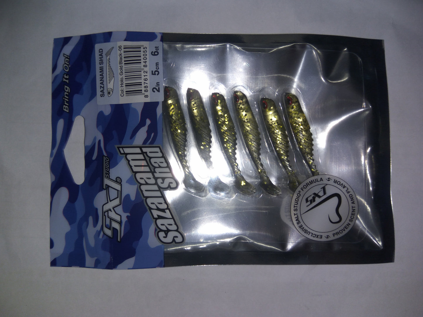 Salt Studio Sazanami Shad Lure 2"