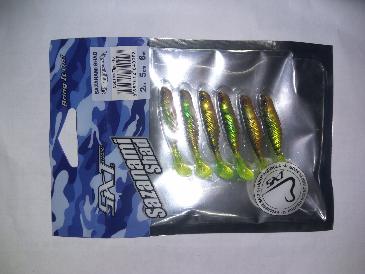 Salt Studio Sazanami Shad Lure 2"