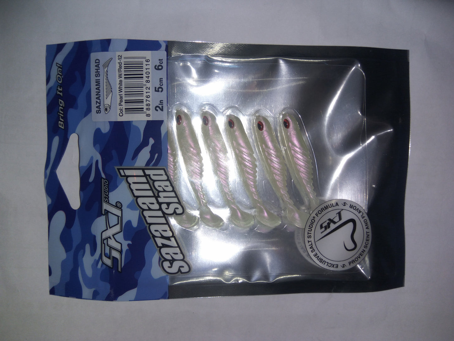 Salt Studio Sazanami Shad Lure 2"