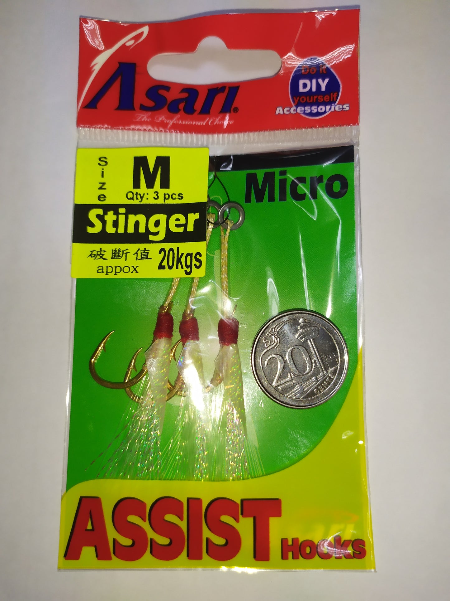 Asari Stinger Assist Hook Single