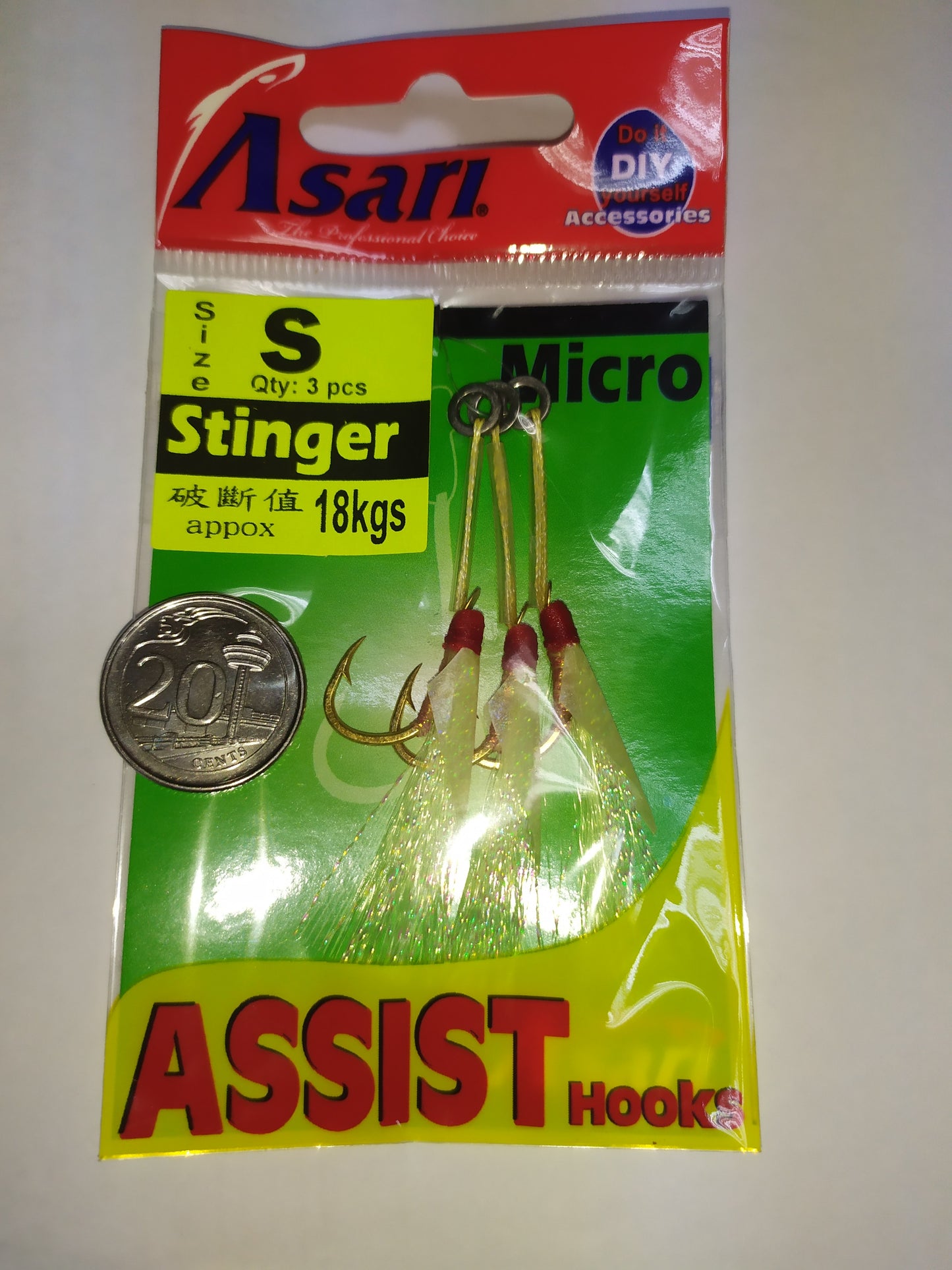 Asari Stinger Assist Hook Single