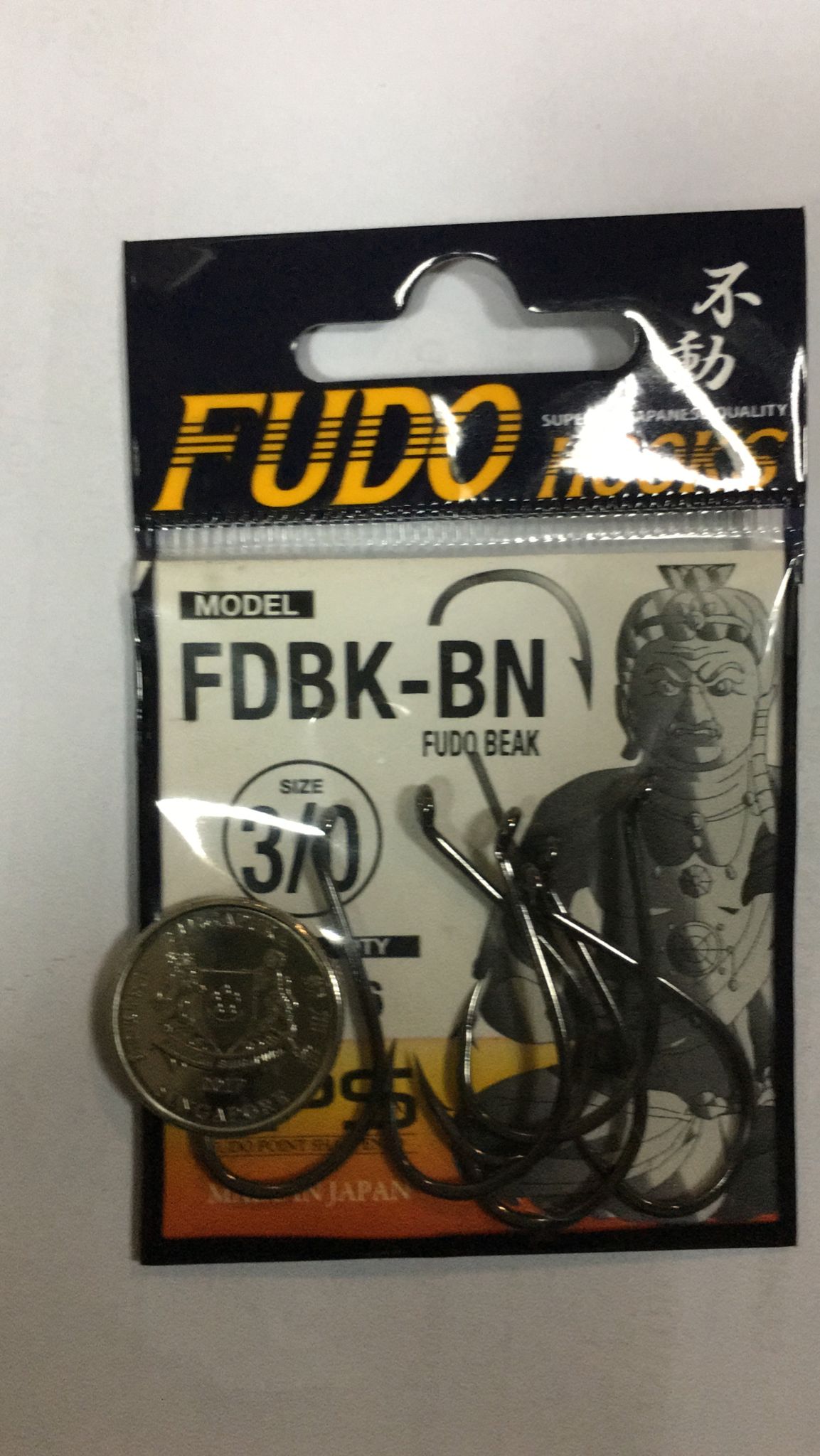Fudo Hooks Beak Octopus Hooks sz 2/0-4/0