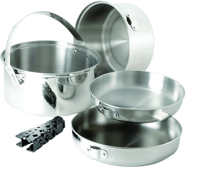 GSI Glacier Stainless Cookset (Large)