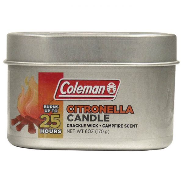 Coleman Citronella Candle Tin 25 hours burn time Outdoor