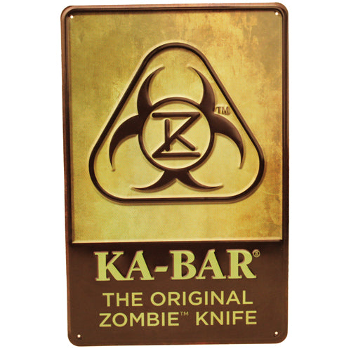 Ka-Bar Zombie Original Tin Sign