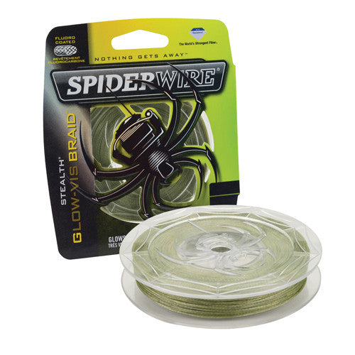 Spiderwire Stealth Braid Glow-Vis (8-15lb) 275m –  Outdoor  Equipment