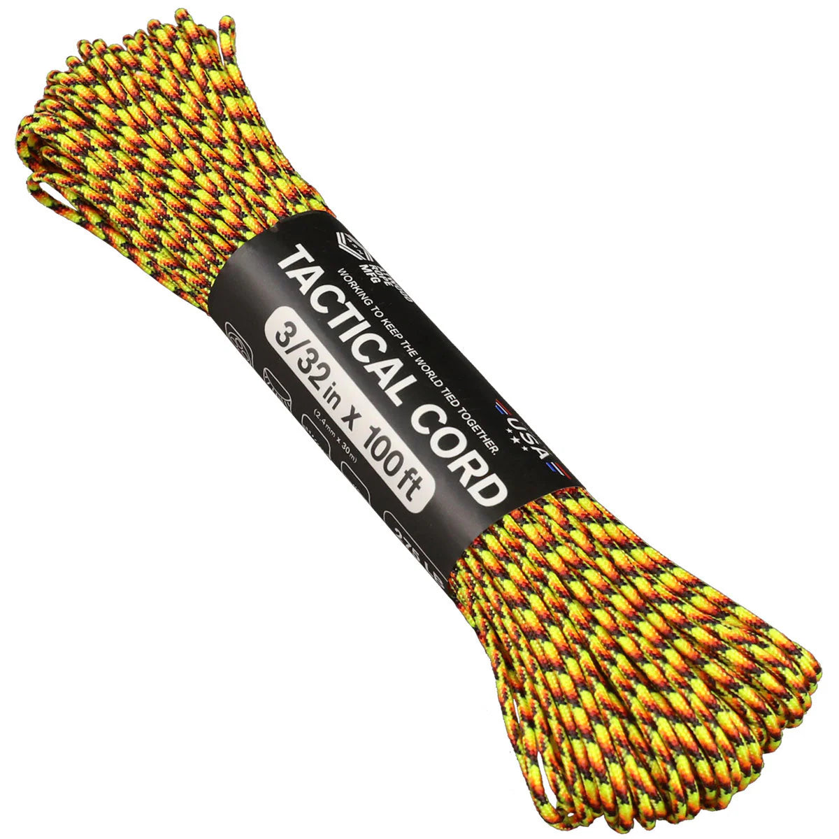 Atwood 275 Paracord 2.4mm 100ft (30.5m) cord