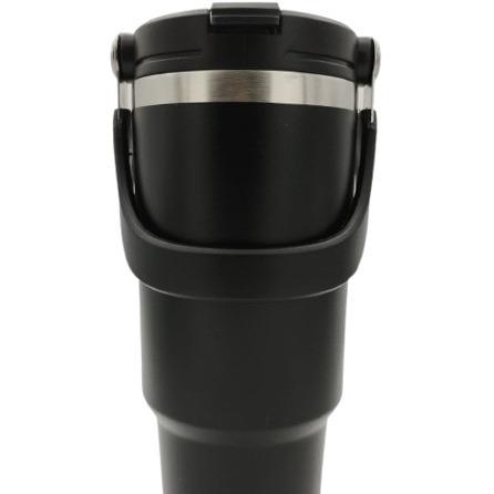 Insulated Bottle Stainless Steel Vacuum Thermos Tumbler Hot Cold Cup Black 600ml 750ml 890ml 1l 1.2l Straw