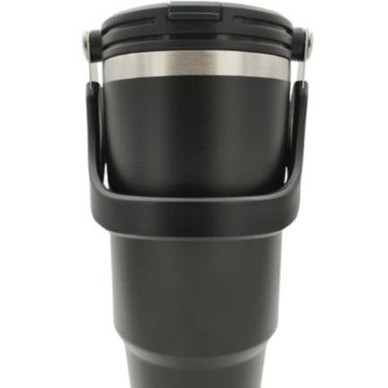 Insulated Bottle Stainless Steel Vacuum Thermos Tumbler Hot Cold Cup Black 600ml 750ml 890ml 1l 1.2l Straw