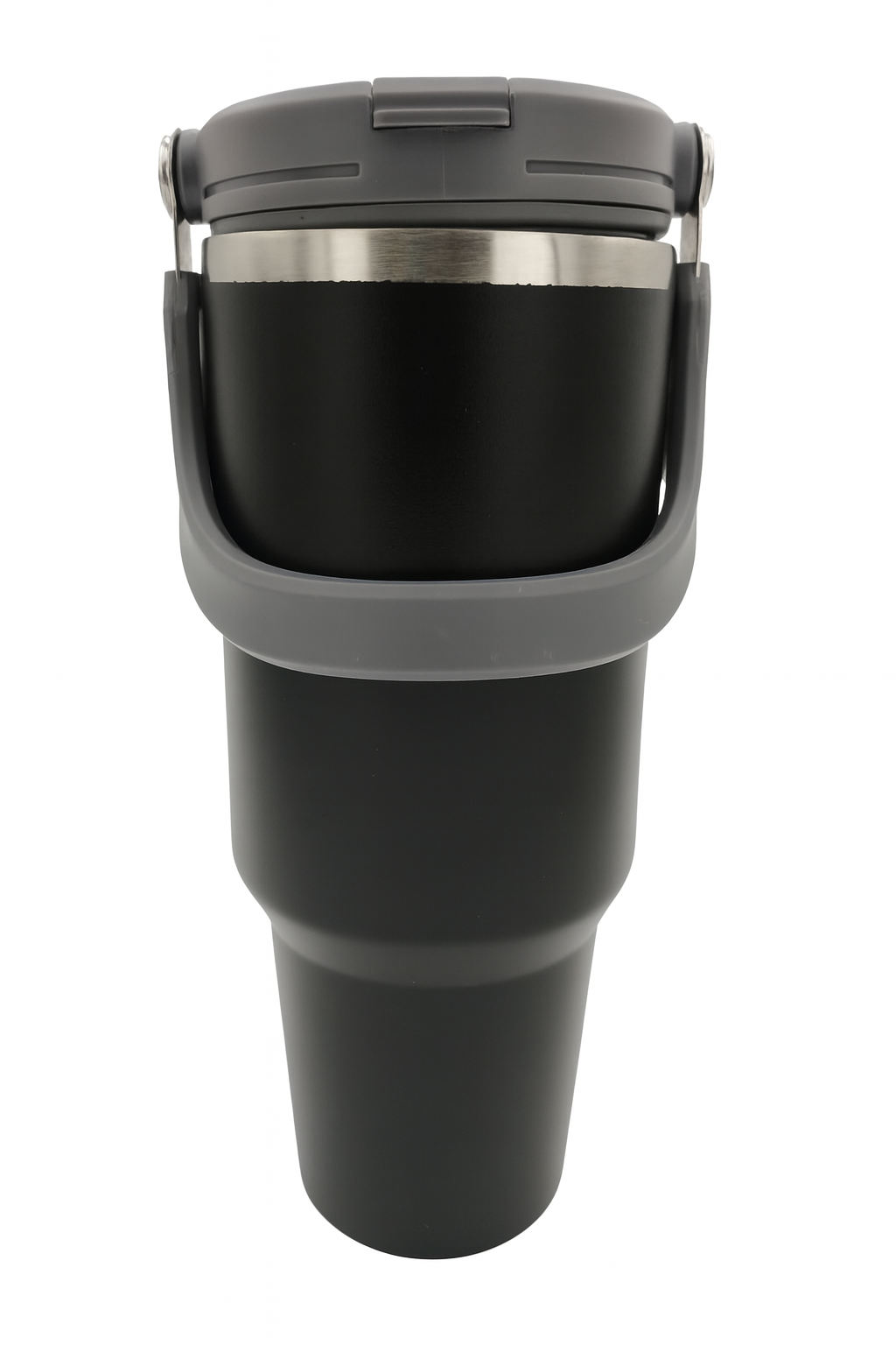 Insulated Bottle Stainless Steel Vacuum Thermos Tumbler Hot Cold Cup Black 600ml 750ml 890ml 1l 1.2l Straw