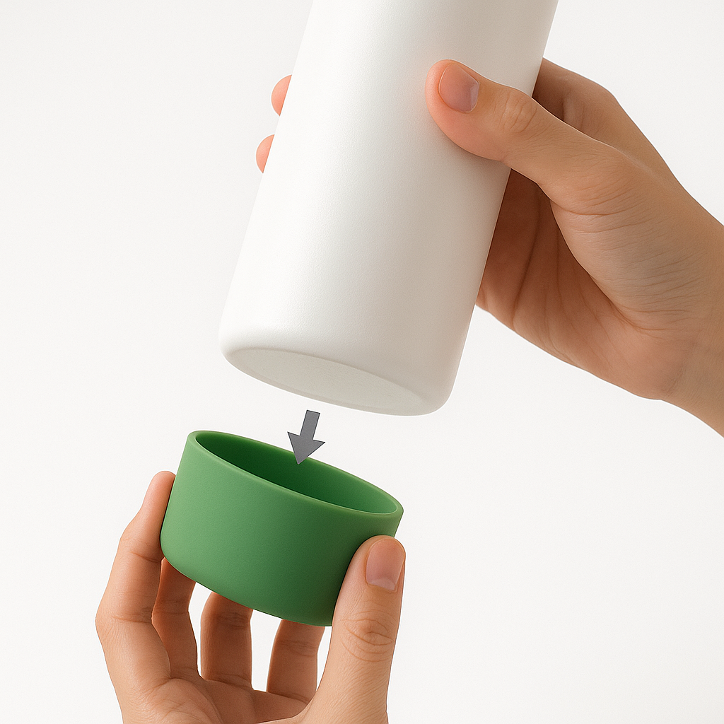 Silicone Bottle Base for 65-76mm Bumper Cup Sleeve