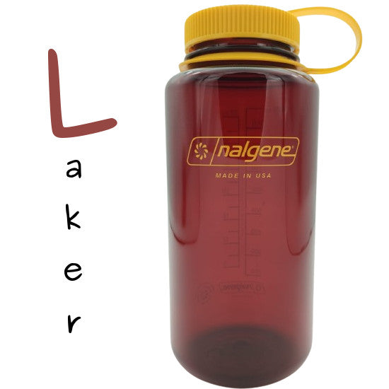 Nalgene 1l Water Bottles - Wide Mouth - 32oz - Made in USA - Sustain Tritan
