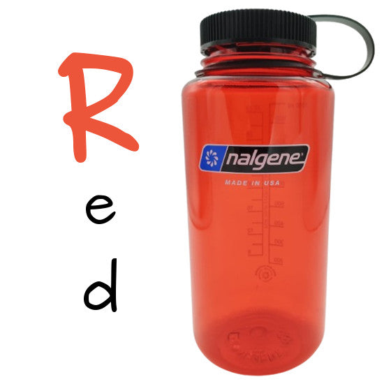 Nalgene 1l Water Bottles - Wide Mouth - 32oz - Made in USA - Sustain Tritan