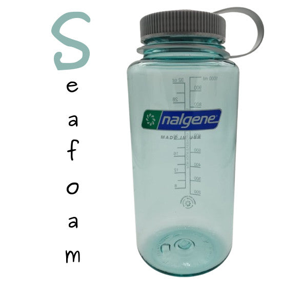 Nalgene 1l Water Bottles - Wide Mouth - 32oz - Made in USA - Sustain Tritan