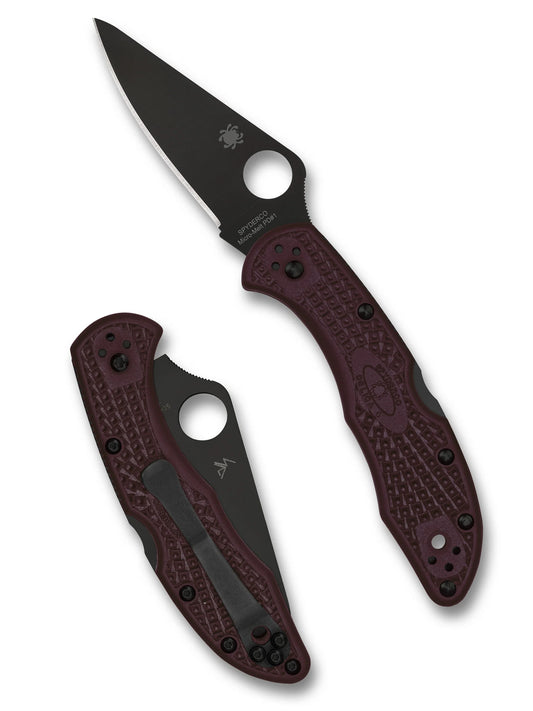 Spyderco Delica 4 Micro-Melt PD#1 Sprint Run C11BGBKP