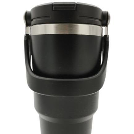 Insulated Bottle Stainless Steel Vacuum Thermos Tumbler Hot Cold Cup Black 600ml 750ml 890ml 1l 1.2l Straw