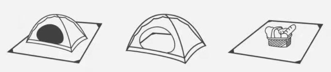 PVC Tarpauline Groundsheet 2mx2m