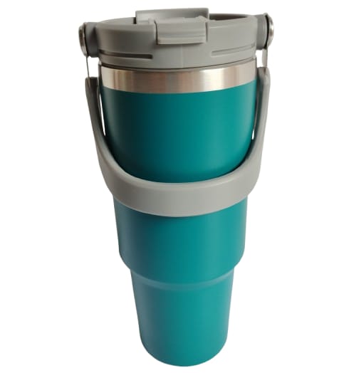 Insulated Bottle Stainless Steel Vacuum Thermos Tumbler Hot Cold Cup Black 600ml 750ml 890ml 1l 1.2l Straw