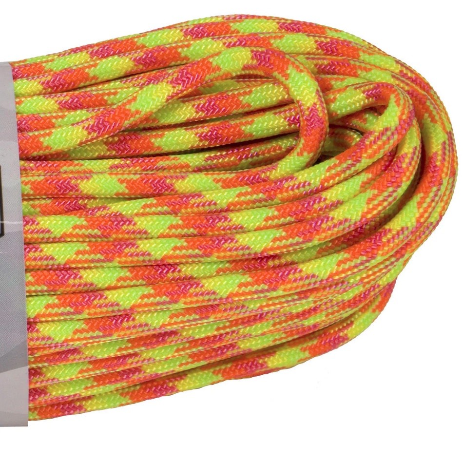 USA-Made Atwood 550 Paracord (buy by the meter) - Solid, Pattern and Camo Colours