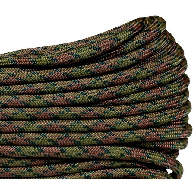 USA-Made Atwood 550 Paracord (buy by the meter) - Solid, Pattern and Camo Colours