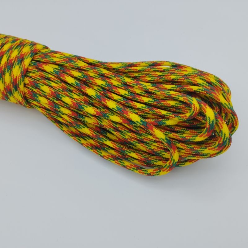 550 Paracord 100ft Patterns - Blues, Grays & Multi-Colour (Rainbows) - 4mm - 7 strand - China Cord - SG Stock