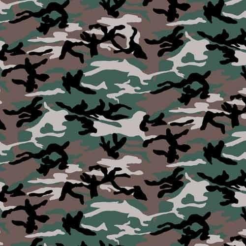 USA Made Bandana - Camo, Novelty, Neons - 56x56cm / 22x22 inches - 100% Cotton