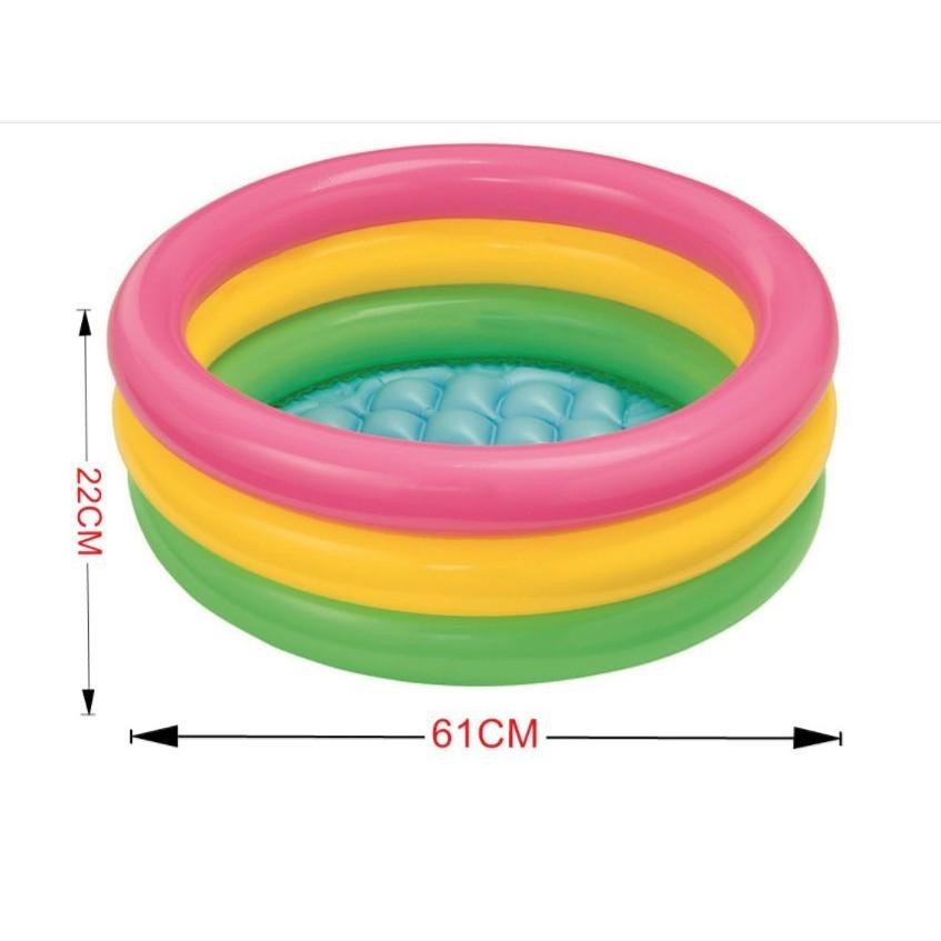 Intex Inflable Baby Pool - 22-25cm High - Fits Indoors - Easy to inflate - For Toddlers, Children