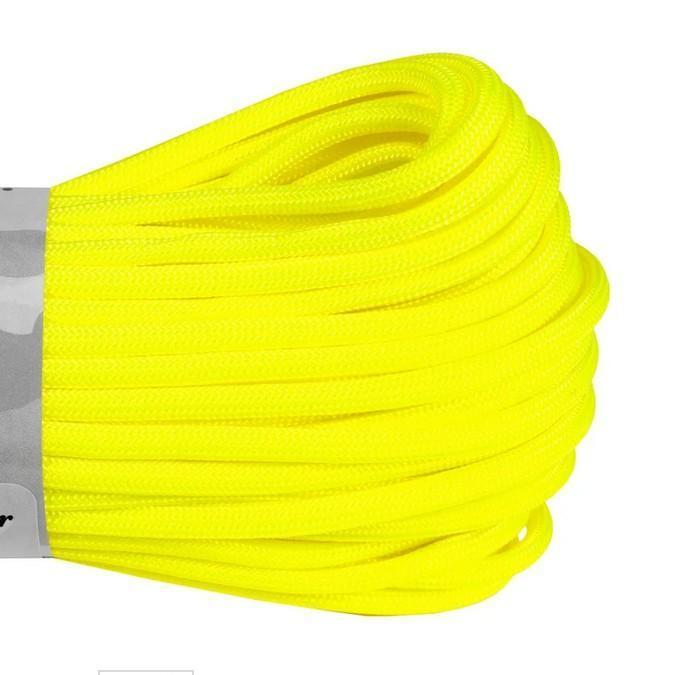 USA-Made Atwood 550 Paracord Solid Colours 30m 4mm 7-Strand 100 feet