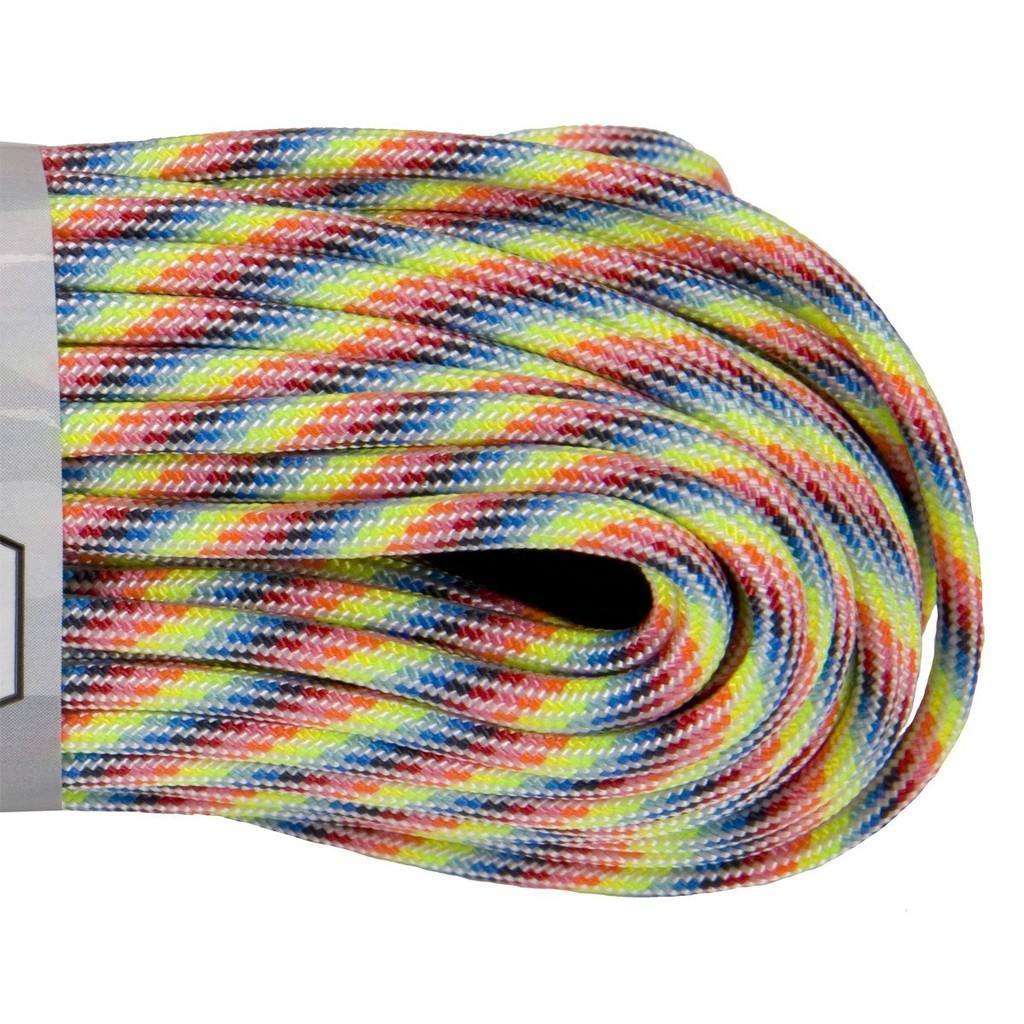 USA-Made Atwood 550 Paracord 30m Patterns Multi-Coloured 100ft