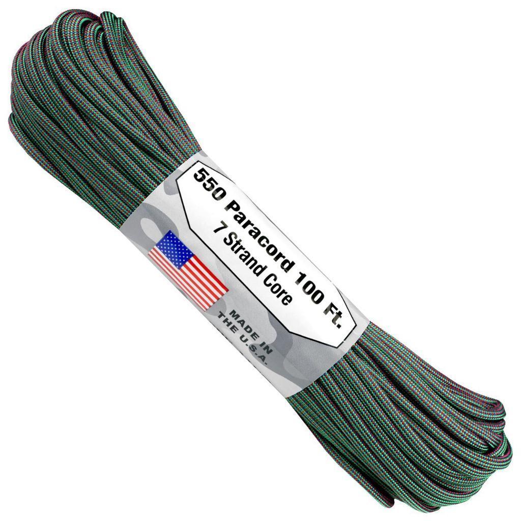 Atwood 550 Paracord - Colour Changing Patterns - 30m - 100 feet