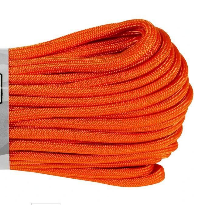 USA-Made Atwood 550 Paracord Solid Colours 30m 4mm 7-Strand 100 feet
