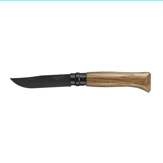 Opinel No 8 Limited Edition Black Oak Folding Knife + Wooden Gift Box