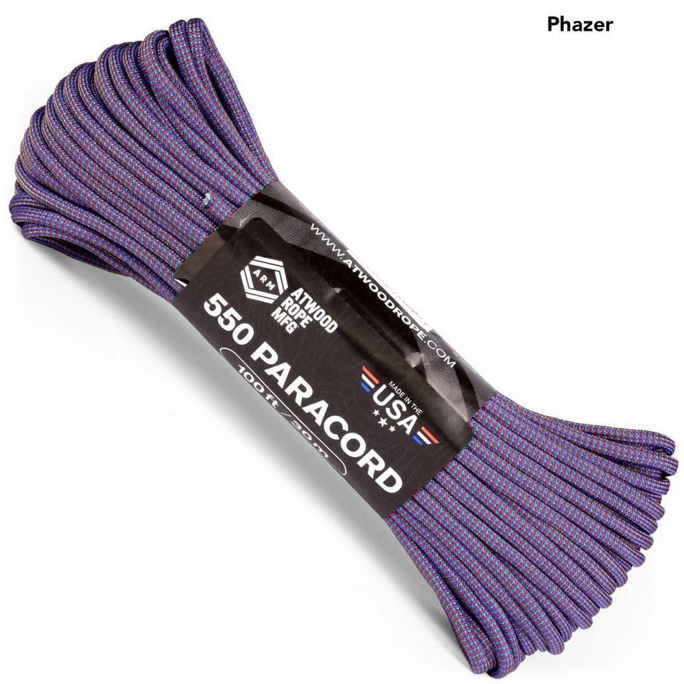 Atwood 550 Paracord - Colour Changing Patterns - 30m - 100 feet